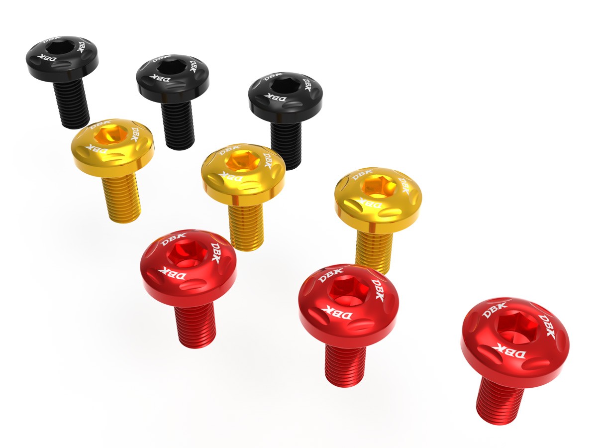 DBK Special Parts (Ducabike) Chain Guard Screw Kit for the Ducati Hypermotard 698 Mono DBK Special Parts (Ducabike) Chain Guard Screw Kit for the Ducati Hypermotard 698 Mono
